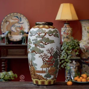 The "Peaceful World" Ceramic Vase